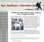 Healthcare Information Guide; Knowledge From a ProfessionalThumbnail